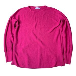 Kersh Pink Organic Cotton & Lyocell Knit Sweater - Size Medium